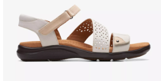 KITLY WAY WHITE LEATHER by Clarks