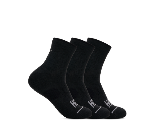 U QUARTER RUN SOCK 3-PACK by HOKA