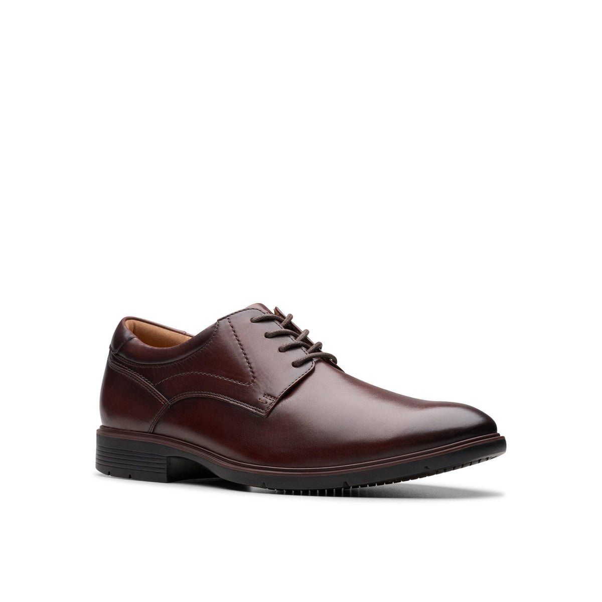 Men's Eldredge Plain Brown Leather by Clarks