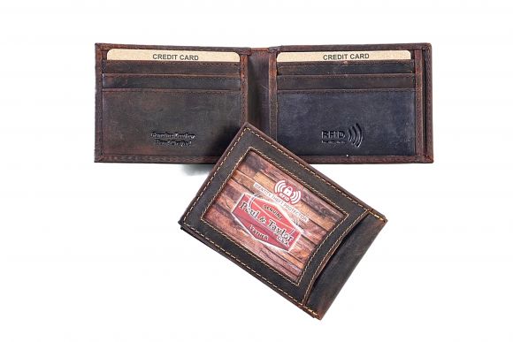 Paul & Taylor RFID Card & Clip Bifold Horizontal from Classic Look, INC