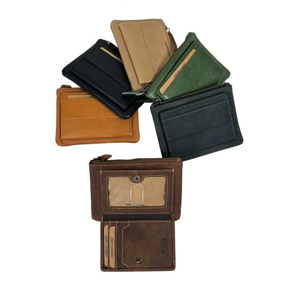 Leather Card Wallet by Classic Look, INC