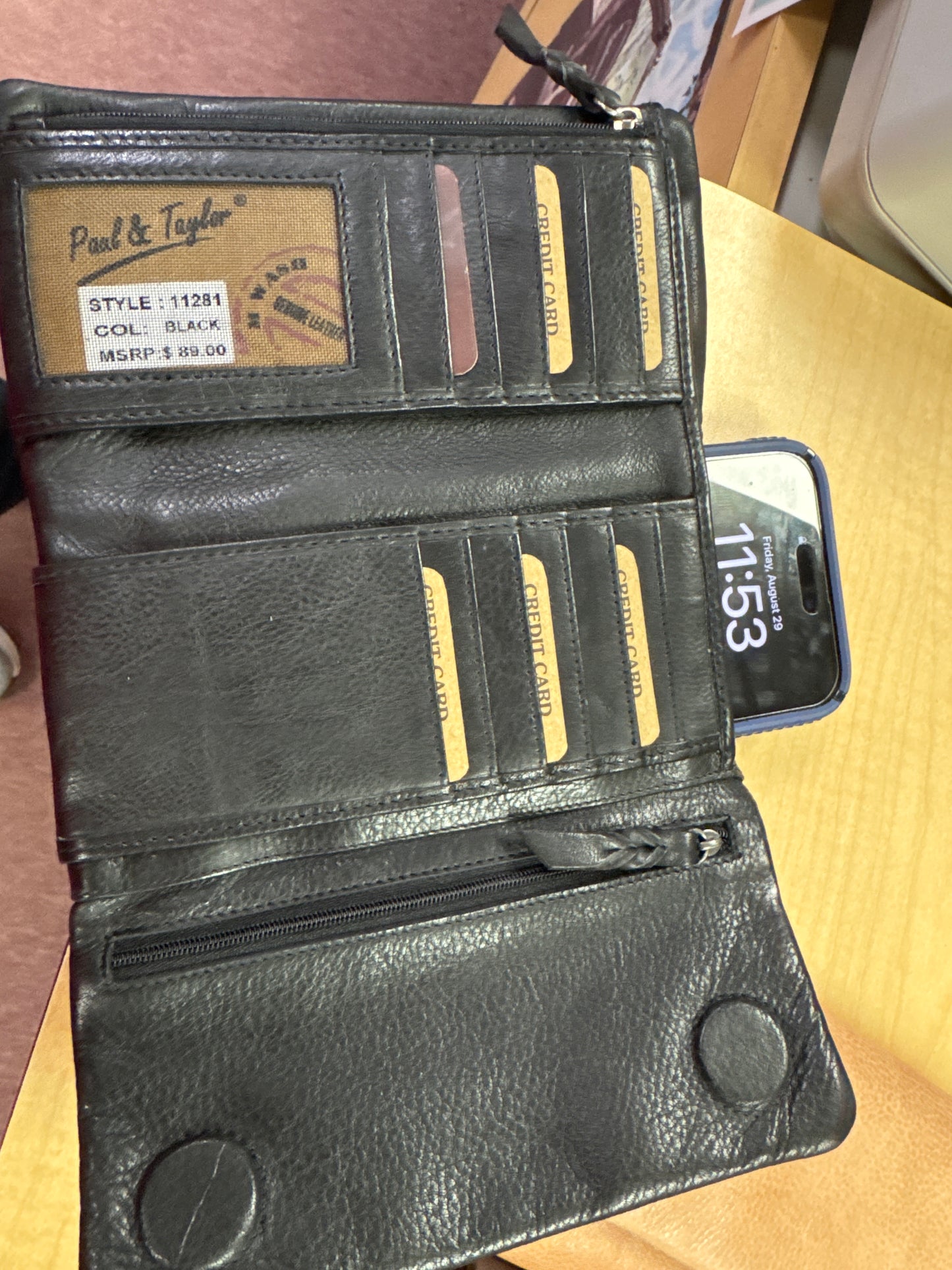 Paul & Taylor Women's RFID Wallet by Classic Look, Inc