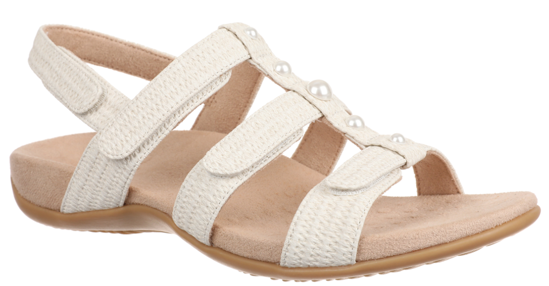 AMBER PEARL ADJUSTABLE SANDAL by Vionic Bags and Shoes Corbin