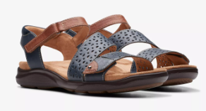 KITLY WAY NAVY LEATHER by Clarks