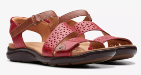 KITLY WAY CHERRY LEATHER by Clarks