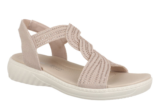 Lilly Bright Strappy Sandal by Bzees