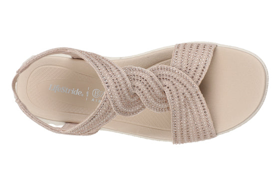 Lilly Bright Strappy Sandal by Bzees