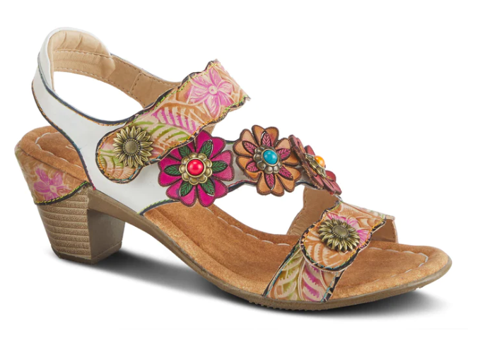 L'ARTISTE AROMAS SLINGBACK SANDALS by Spring Step Footwear