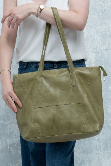 Leather Tote Bag by Classic Look, INC