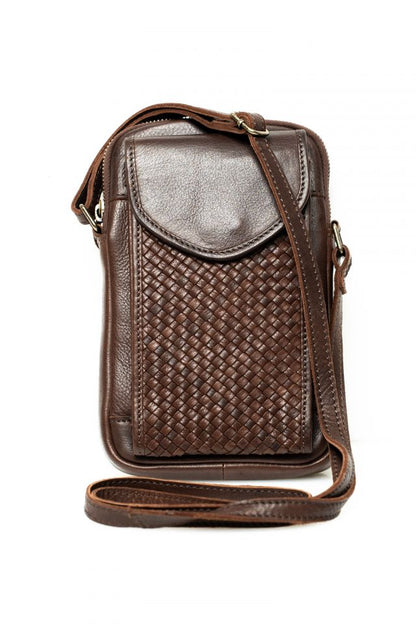 Johns Creek Leather Crossbody Wallet by Classic Look, INC