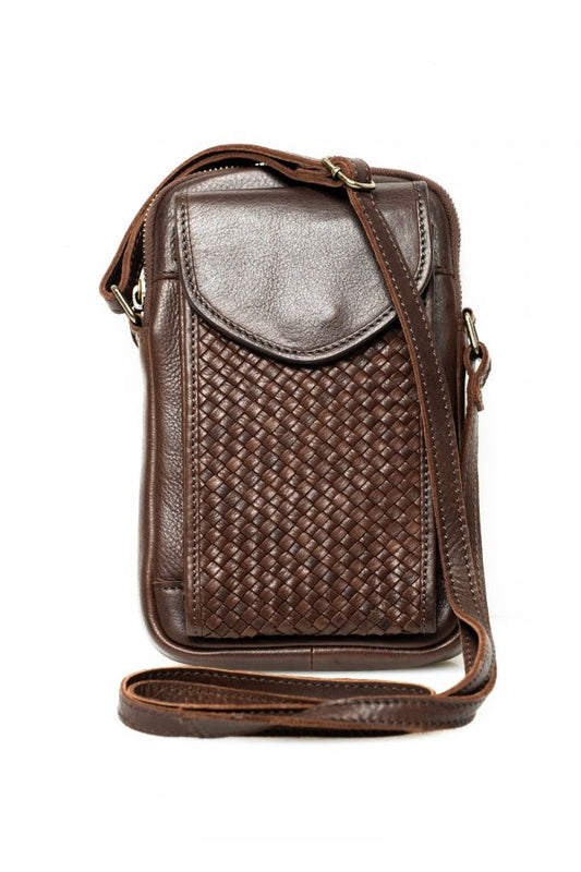 Johns Creek Leather Crossbody Wallet by Classic Look, INC