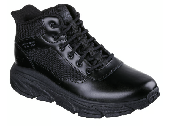 Men's Skechers Slip-in Work Waterproof Slip-Resistant: D'Lux Journey - Redron