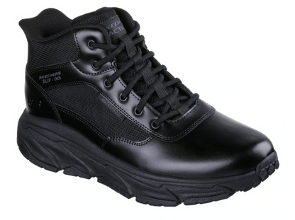 Men's Skechers Slip-in Work Waterproof Slip-Resistant: D'Lux Journey - Redron