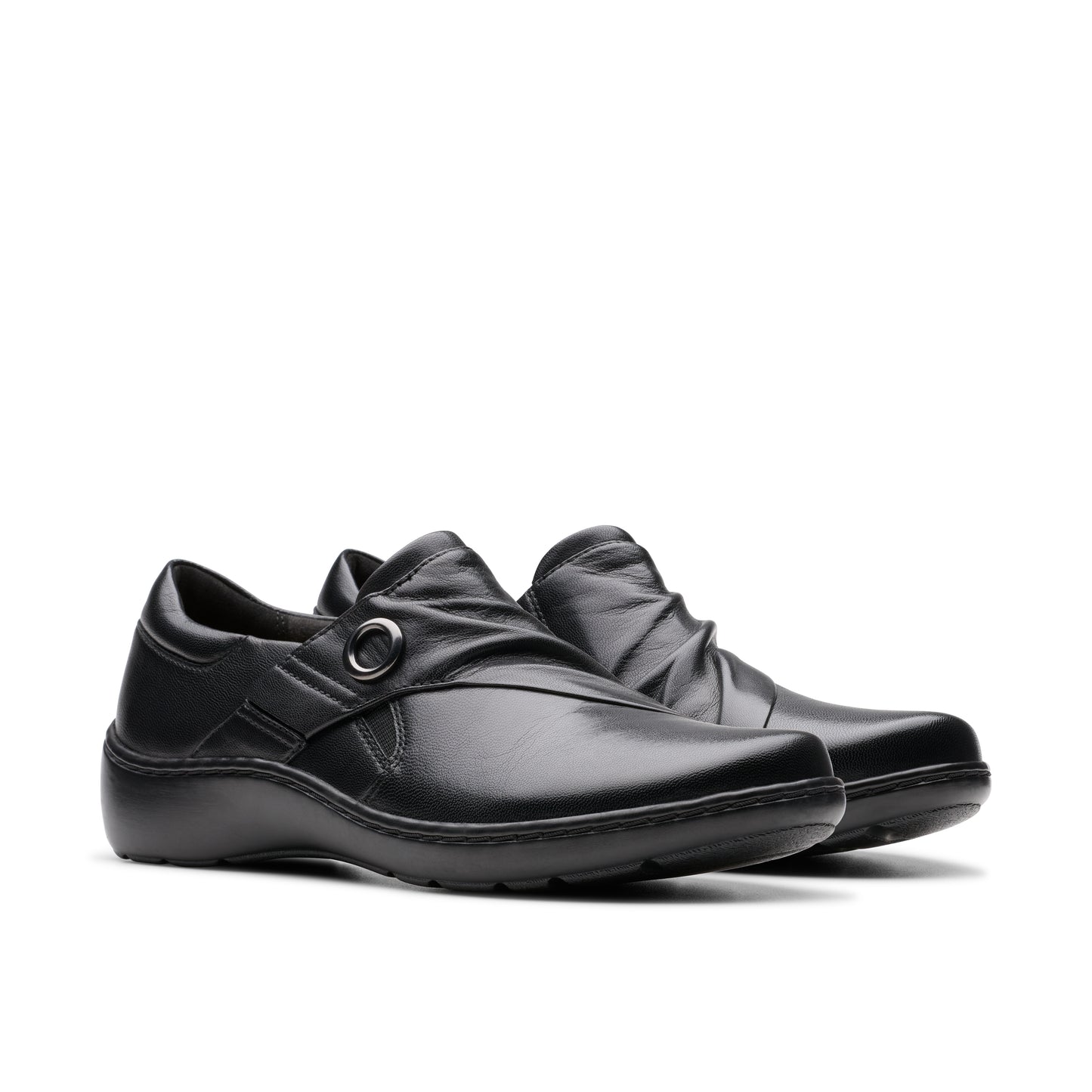 CORA AUBRIE BLACK LEATHER by Clarks