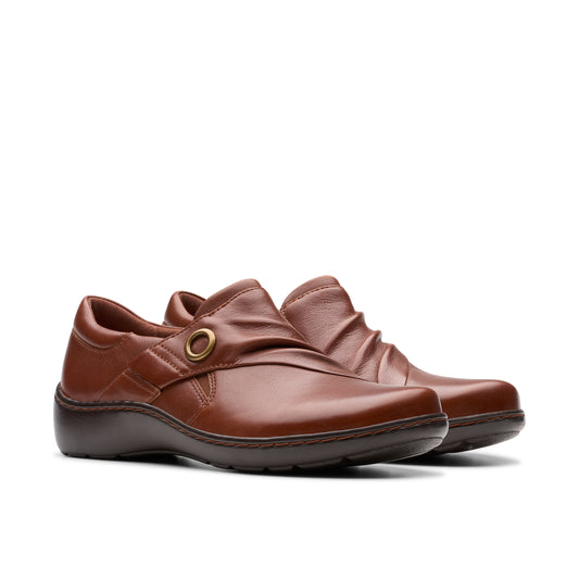 CORA AUBRIE TAN LEATHER by Clarks