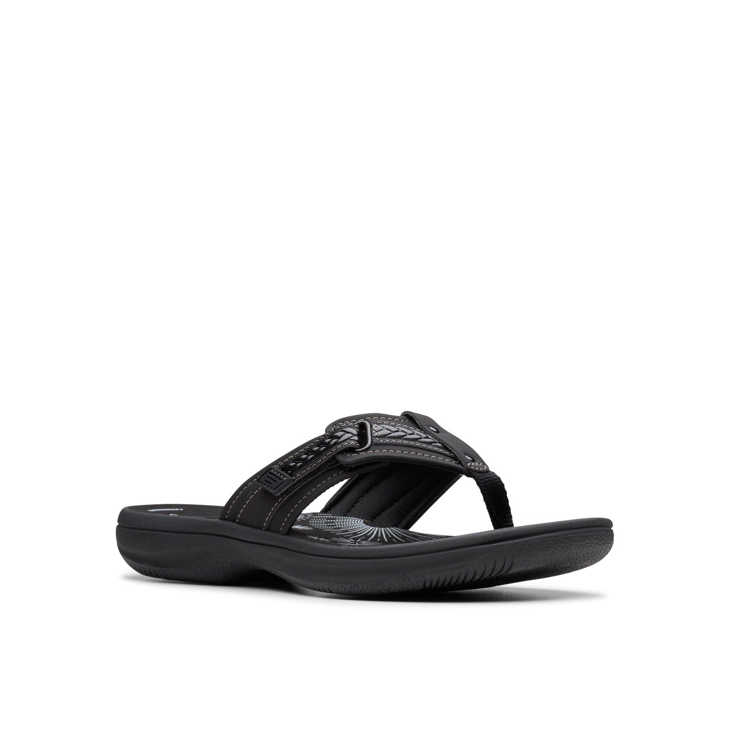 Breezey Sun Black/Black by Clarks