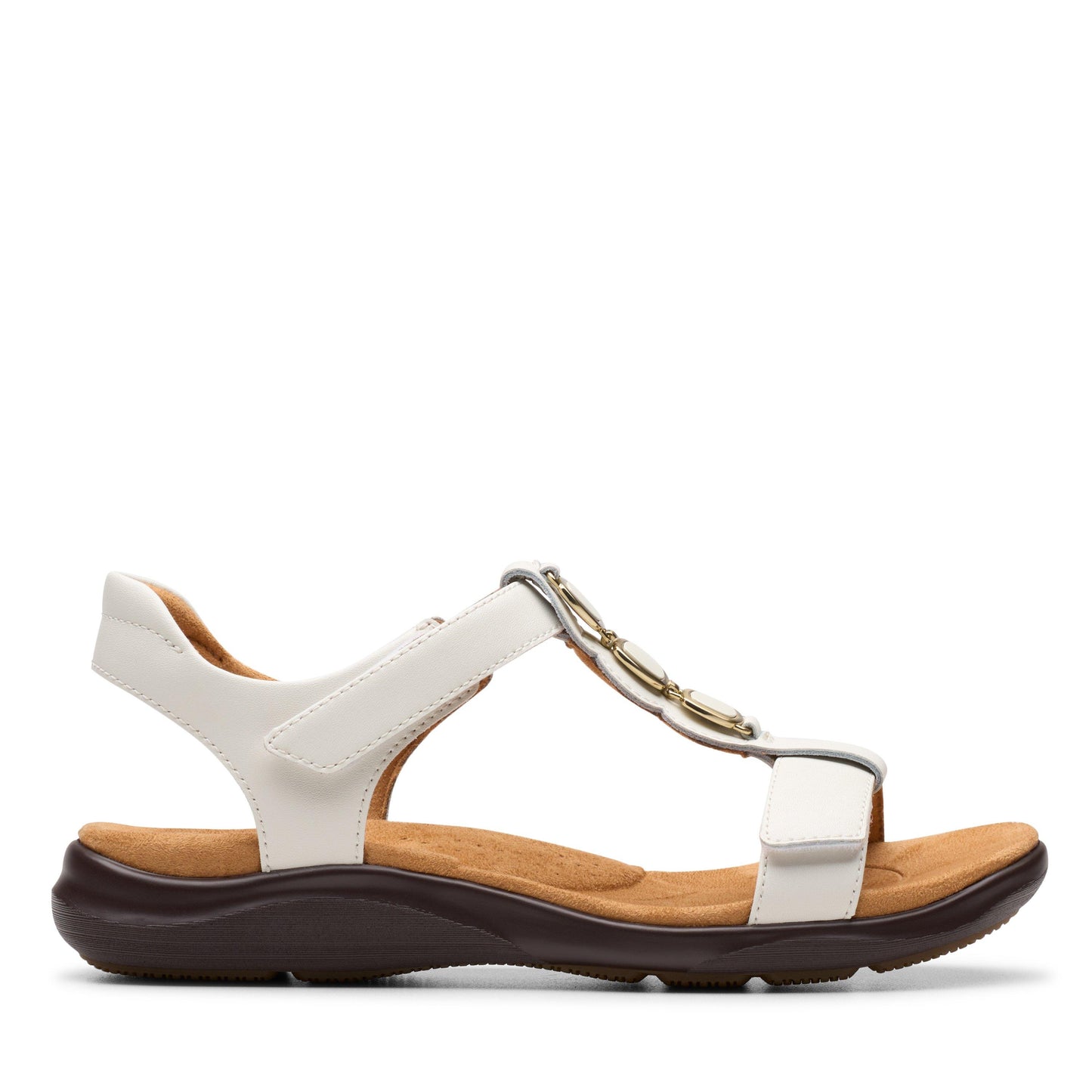 Kitly Gem White Leather by Clarks