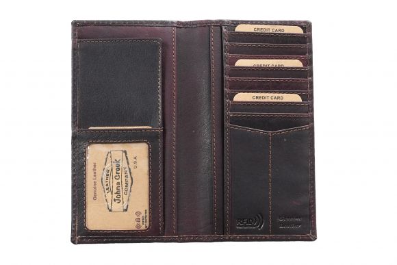 John's Creek RFID Checkbook Wallet from Classic Look