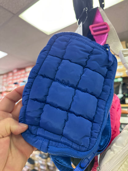 Quilted Puffer Bum Bags by Queens Designs