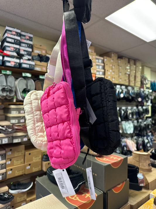 Quilted Puffer Bum Bags by Queens Designs