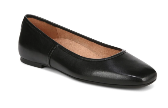 ORINDA SQUARE TOE BALLET FLAT by Vionic