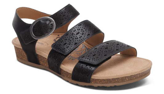 Lilly Adjustable Quarter Strap Sandal by Aetrex