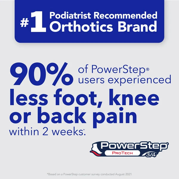 PowerStep ProTech 3/4 Length Insoles