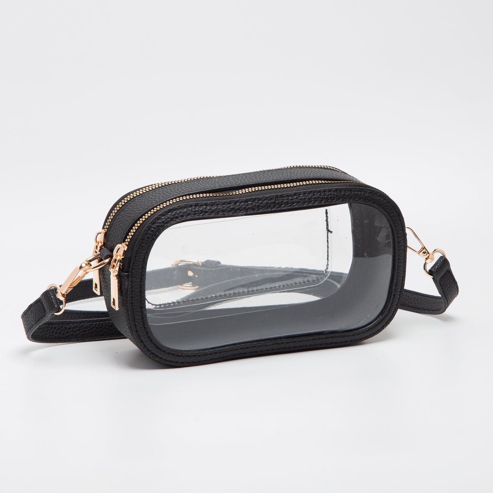 Clear Oval Stadium Bags by Queens Designs