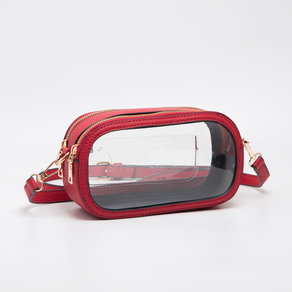 Clear Oval Stadium Bags by Queens Designs