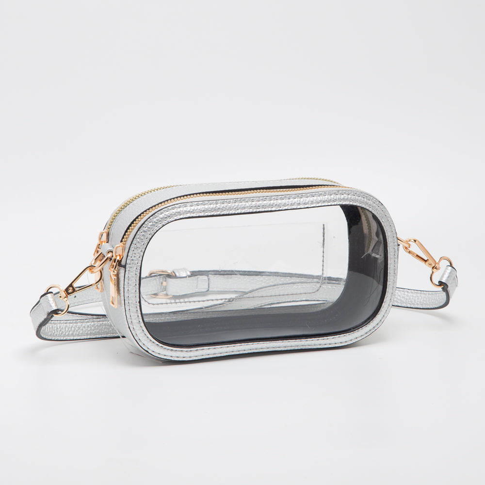 Clear Oval Stadium Bags by Queens Designs