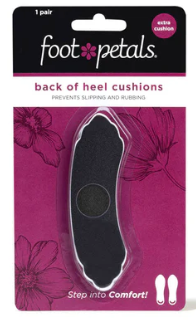 Foot Petals Back of Heel Cushions with Extra Cushion