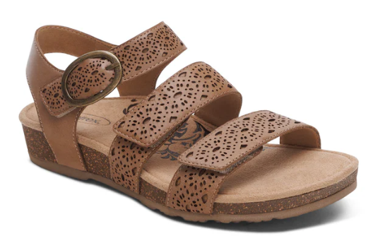 Lilly Adjustable Quarter Strap Sandal by Aetrex